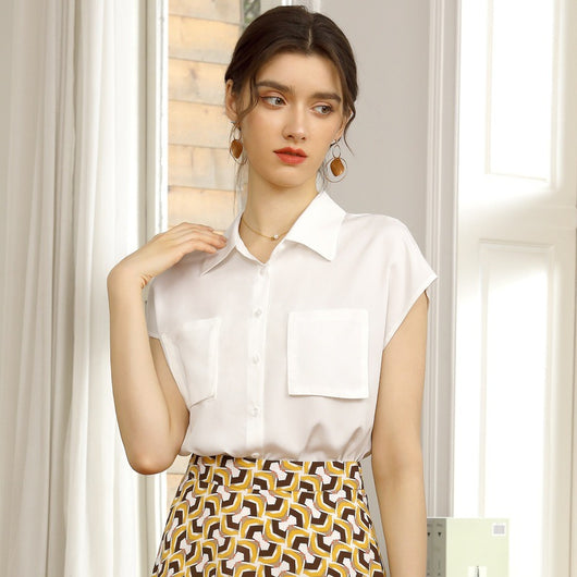 Blusa Suelta Elegante sin Mangas para Mujer - Image 8