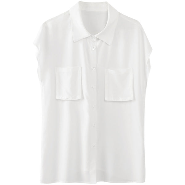 Blusa Suelta Elegante sin Mangas para Mujer
