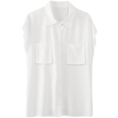 Blusa Suelta Elegante sin Mangas para Mujer