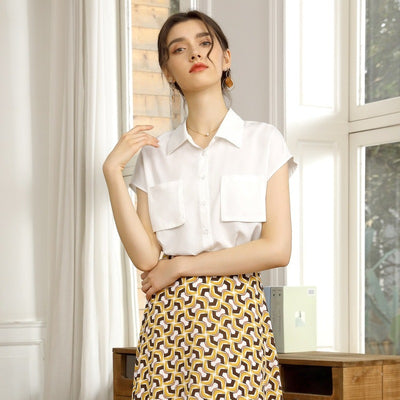 Blusa Suelta Elegante sin Mangas para Mujer - Image 5