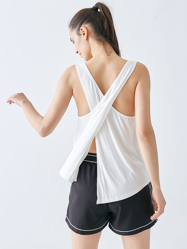 Blusa Deportiva Suelta de Secado Rápido para Yoga y Entrenamiento
