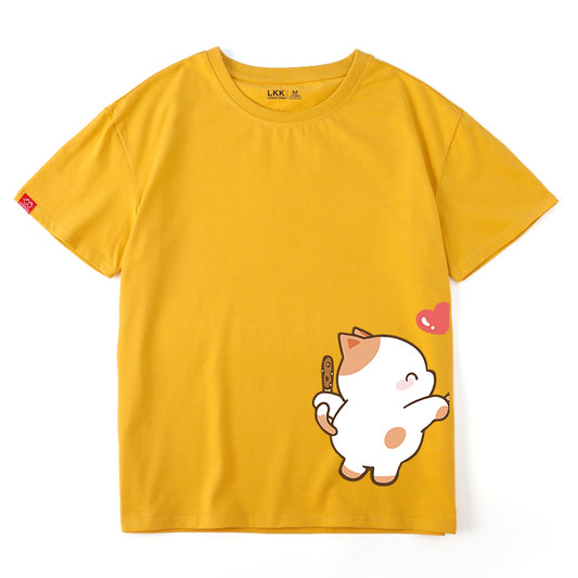 Camiseta Estilo Hong Kong Francesa para Mujer - Manga Corta Minimalista