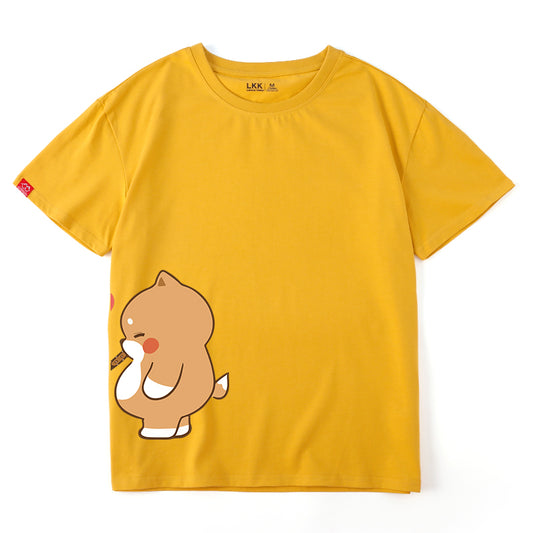 Camiseta Estilo Hong Kong Francesa para Mujer - Manga Corta Minimalista - Image 2