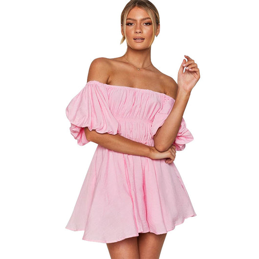 Vestido Elegante de un Solo Hombro - Image 3