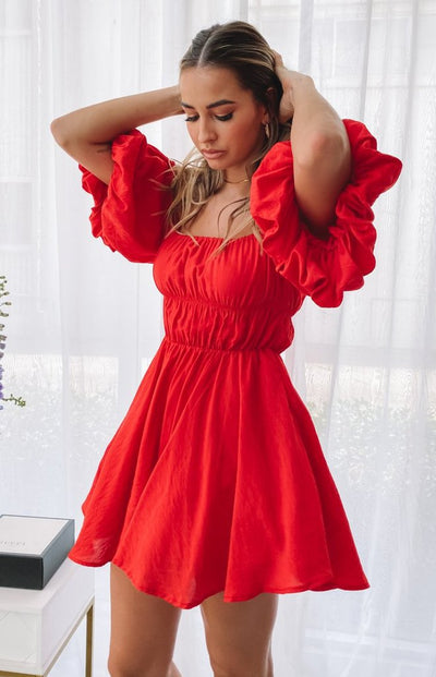 Vestido Elegante de un Solo Hombro