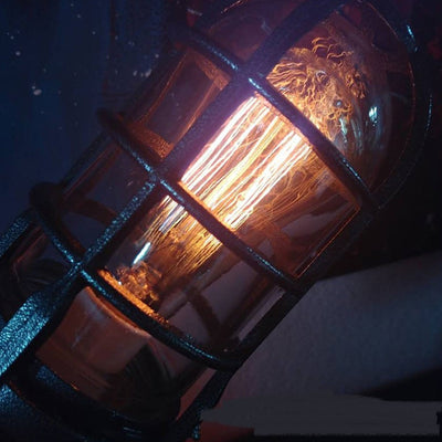 Lámpara Decorativa Cohete Steampunk Bazooka Flame - Image 6