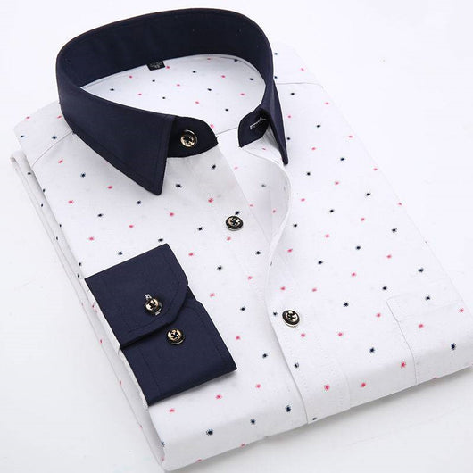 Camisa Cuadros Hombre Estilo Coreano Slim Fit Manga Larga Primavera Verano - Image 14