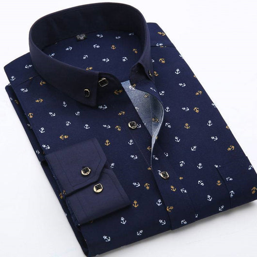 Camisa Cuadros Hombre Estilo Coreano Slim Fit Manga Larga Primavera Verano - Image 5