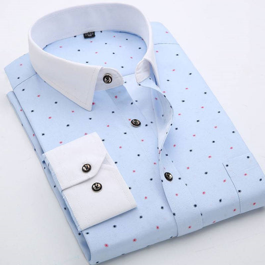 Camisa Cuadros Hombre Estilo Coreano Slim Fit Manga Larga Primavera Verano - Image 9