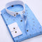 Camisa Cuadros Hombre Estilo Coreano Slim Fit Manga Larga Primavera Verano