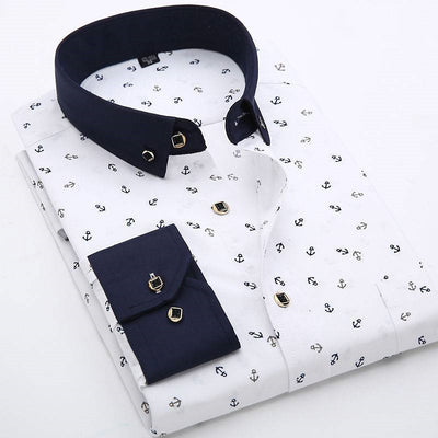 Camisa Cuadros Hombre Estilo Coreano Slim Fit Manga Larga Primavera Verano - Image 3