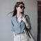 Camisa Suelta Estilo Japonés para Mujer - Diseño Minimalista Hong Kong con Temperamento