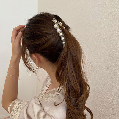 Clip Banana de Perla para Cabello - Diseño Vertical Premium - Image 7