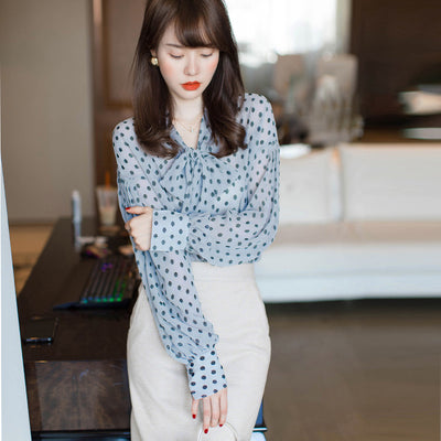 Camisa Estilo Hong Kong con Mangas Farol - Image 10