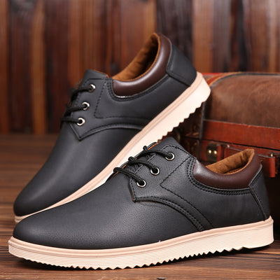 Zapatos de Cuero para Hombre Estilo Coreano Versátil - Image 3
