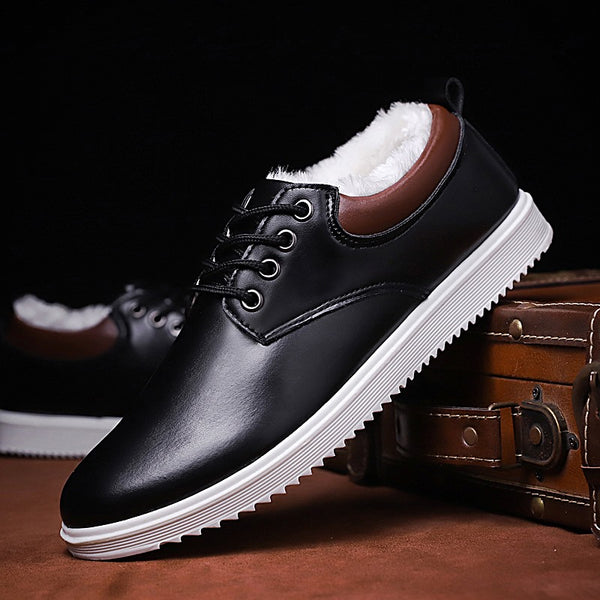 Zapatos de Cuero para Hombre Estilo Coreano Versátil