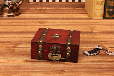 Caja de Almacenamiento Vintage con Doble Cinturón - Pequeña - Image 3