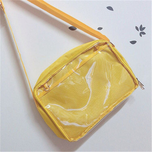 Bolso de Hombro Único Transparente Estilo Japonés para Mujer - Image 12