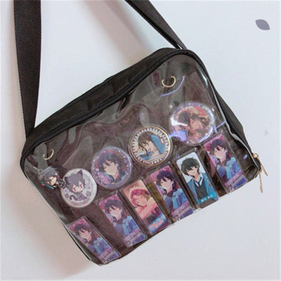 Bolso de Hombro Único Transparente Estilo Japonés para Mujer - Image 5
