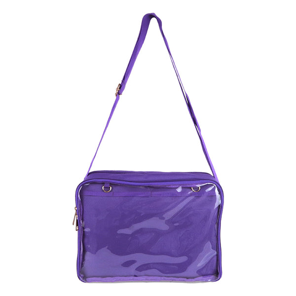 Bolso de Hombro Único Transparente Estilo Japonés para Mujer