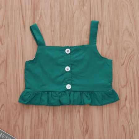 Conjunto de Verano para Niña - Blusa Floral y Falda Playa (1-5 años) - Image 9