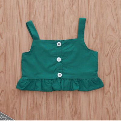 Conjunto de Verano para Niña - Blusa Floral y Falda Playa (1-5 años) - Image 3