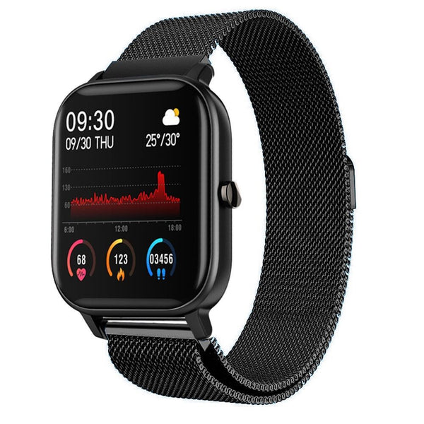 Reloj Inteligente P8 con Monitor de Frecuencia Cardíaca y Presión Arterial - Image 3