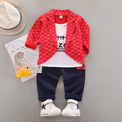 Conjunto de Dos Piezas para Niños Primavera-Otoño