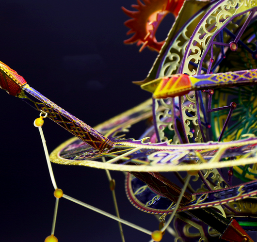 Modelo 3D Zodiaco Mágico - Rompecabezas Metálico de Ensamblaje - Image 6