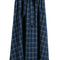 Falda Escocesa Azul Midi Estilo Colegiala Retro