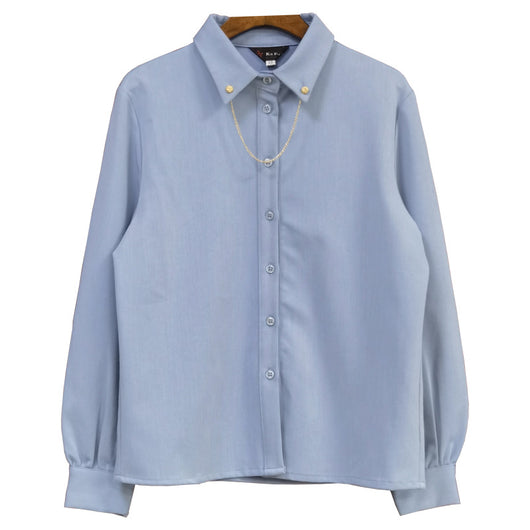 Camisa Suelta y Entallada Estilo Hong Kong