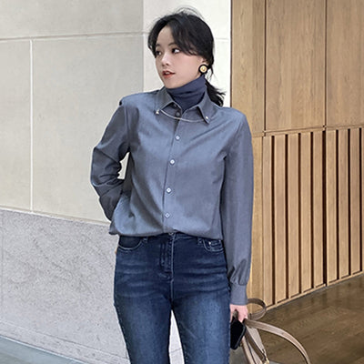 Camisa Suelta y Entallada Estilo Hong Kong - Image 3