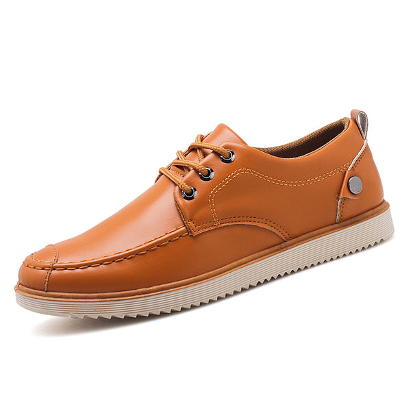 Zapatos de Cuero para Hombre Estilo Coreano Versátil