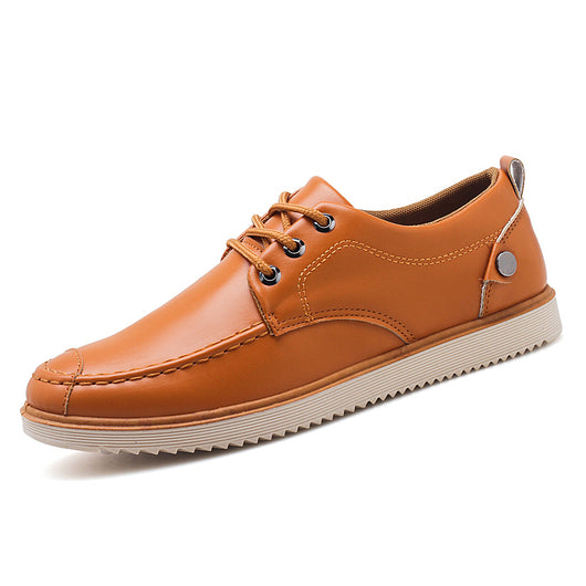 Zapatos de Cuero para Hombre Estilo Coreano Versátil