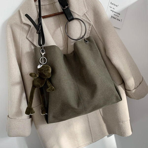 Bolso Bandolera de Lona Trendy - Estilo Urbano y Funcional