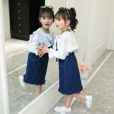 Traje Falda Estilo Western para Niñas - Colección Otoño - Image 12