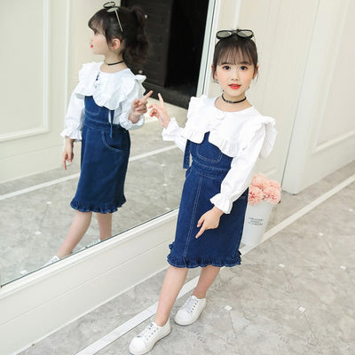 Traje Falda Estilo Western para Niñas - Colección Otoño