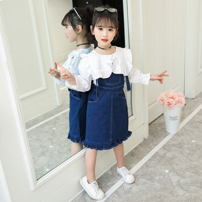 Traje Falda Estilo Western para Niñas - Colección Otoño - Image 2