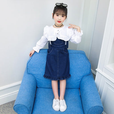 Traje Falda Estilo Western para Niñas - Colección Otoño - Image 4