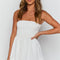 Vestido Casual con Halter y Volantes para Salir de Noche