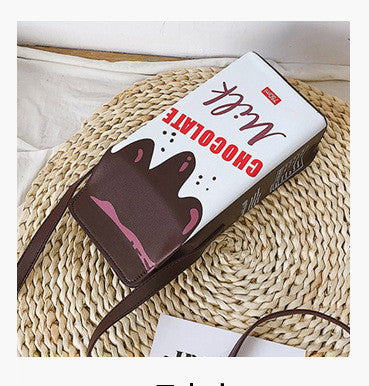Bolso Mensajero Diseño Caja de Leche Adorable - Image 10