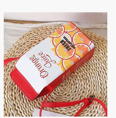 Bolso Mensajero Diseño Caja de Leche Adorable - Image 2