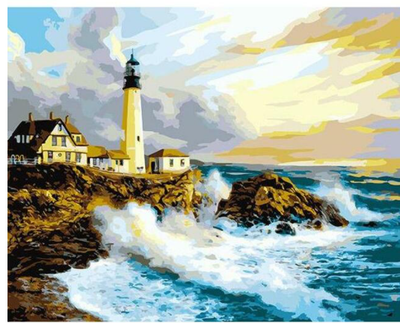 Pintura Digital al Óleo - Escena de la Puerta de la Fábrica