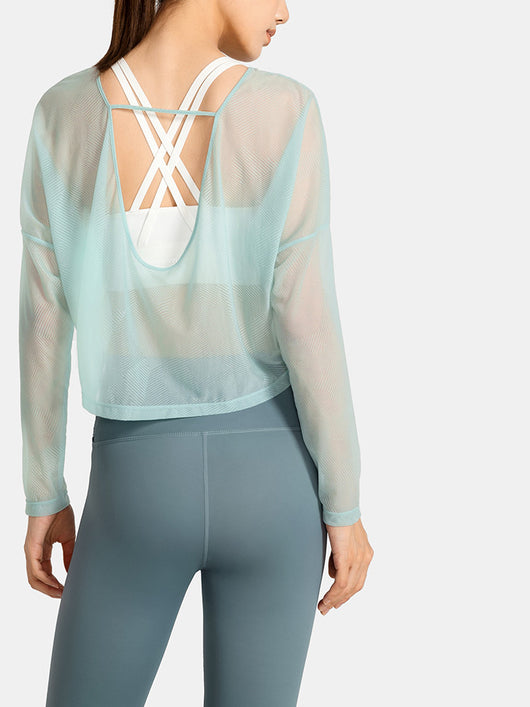Blusa Deportiva Transpirable con Espalda Abierta para Yoga y Verano - Image 4
