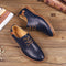 Sapatos Casuais Masculinos de Couro - Tamanho Grande Negócios e Uso Diário