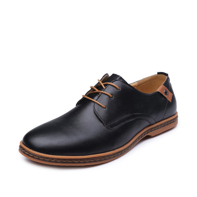 Zapatos Casuales de Cuero para Hombre - Talla Grande Negocios y Diario - Image 4