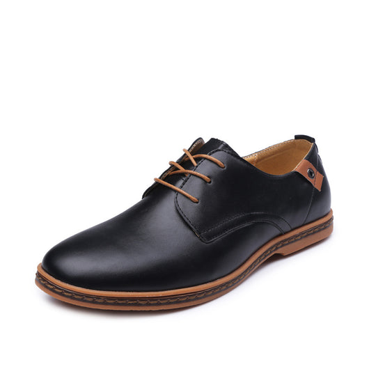 Zapatos Casuales de Cuero para Hombre - Talla Grande Negocios y Diario - Image 4
