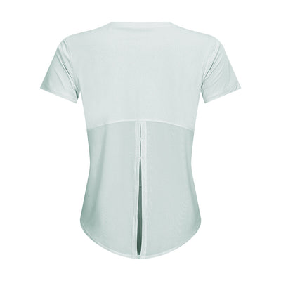 Blusa Deportiva Transpirable con Banda de Compresión Secado Rápido - Image 6