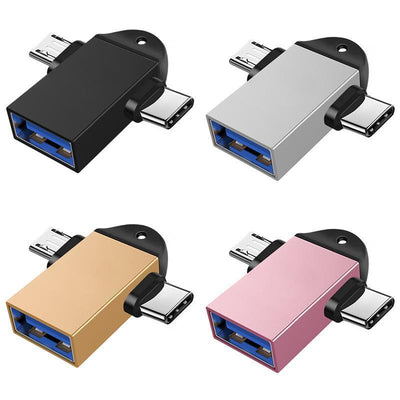 Adaptador USB Tipo-C Dual 2 en 1 para Android - Image 9