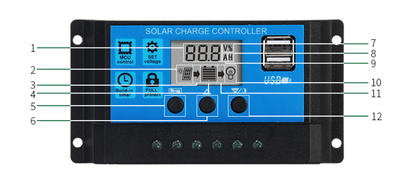 Controlador Solar con Sensor de Luz y Temporizador Automático para Farolas con Doble USB - Image 2